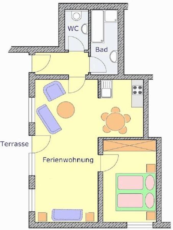 Andrea's Ferienwohnungen Freiburg im Breisgau Exterior foto